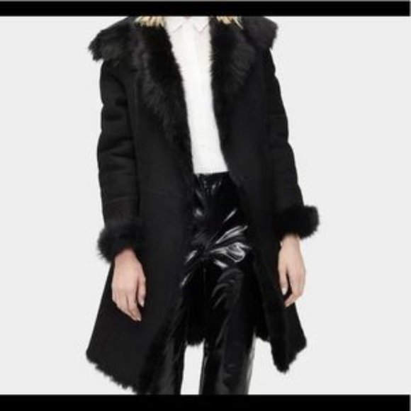 UGG Vanesa Shearling Coat NWT - Original Pr &1999 - Picture 2 of 5